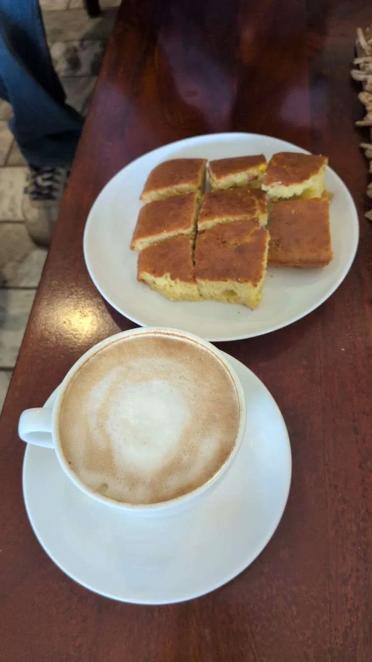 Coffee with toasted sandwiches